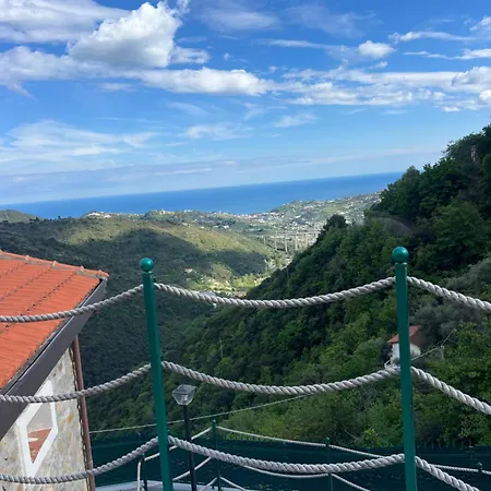 Villa Di Campagna Con Vista Mare Sanremo וילה Pampara